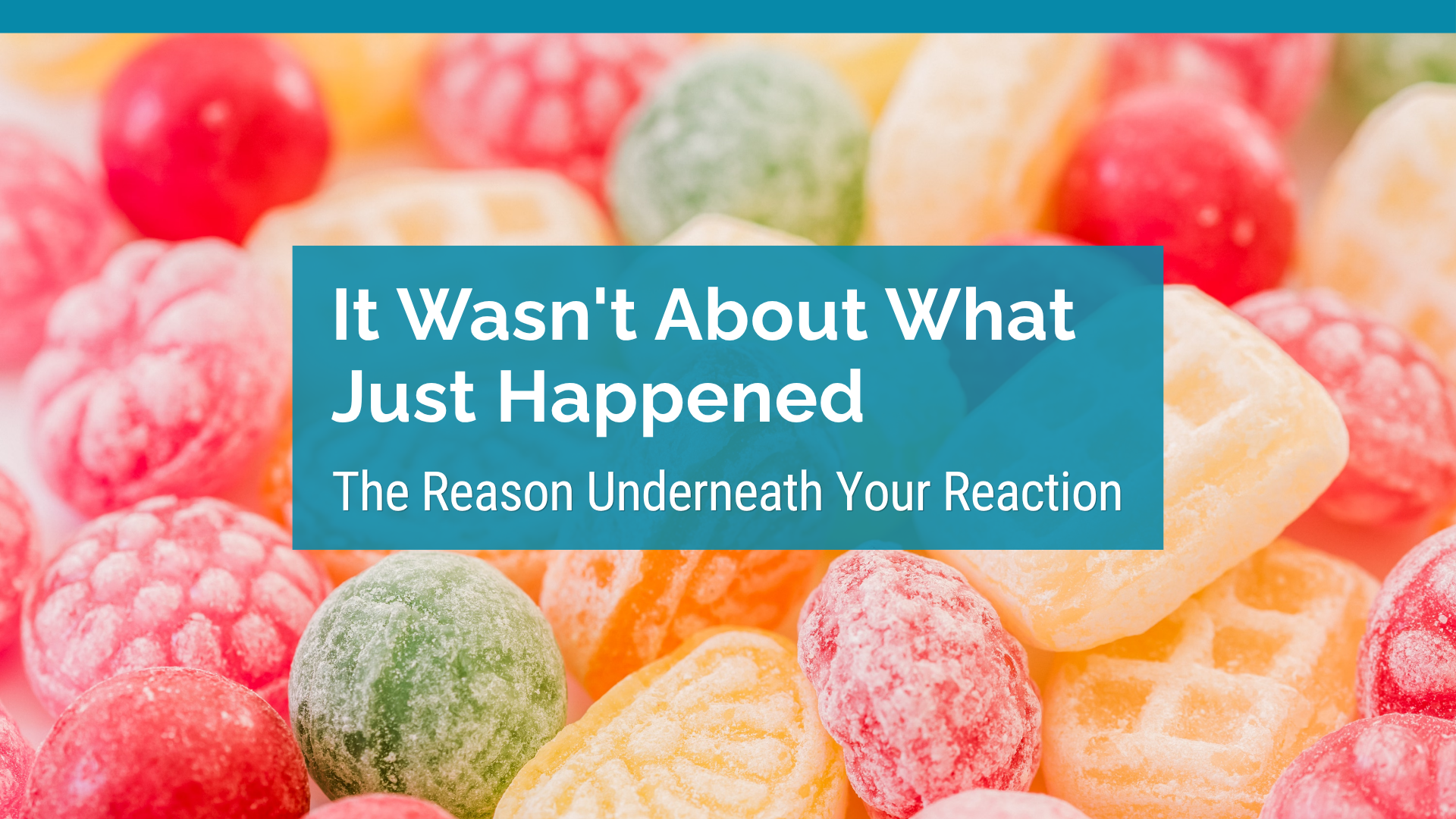 The Reason: Why Your Reaction Is Bigger Than the Moment