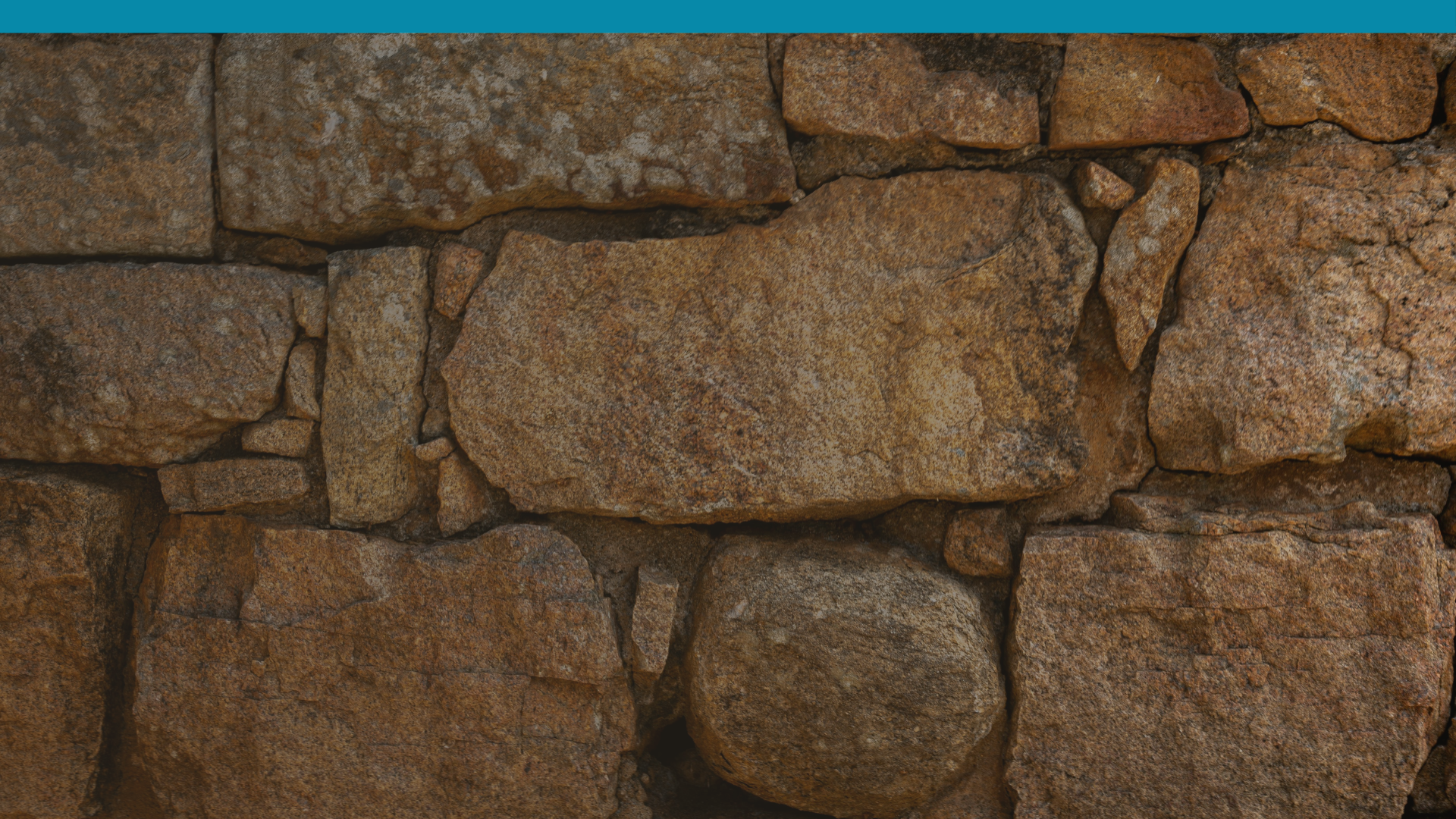 Stone wall demonstrates why you can't just change a pattern