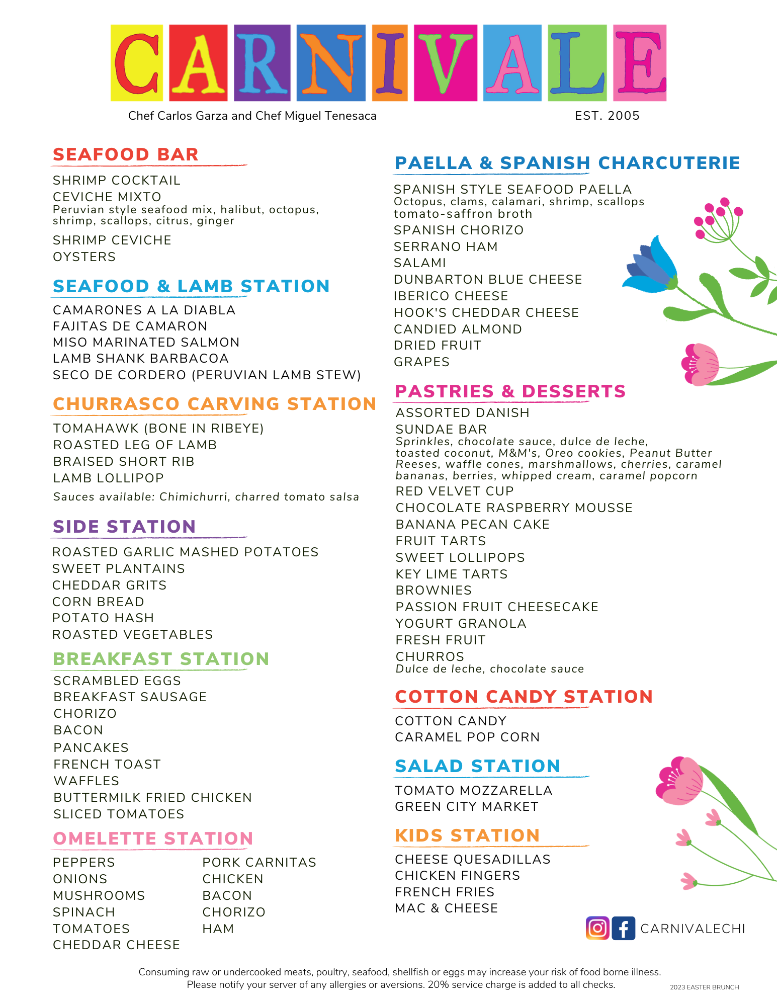 Easter Brunch — Carnivale Restaurant