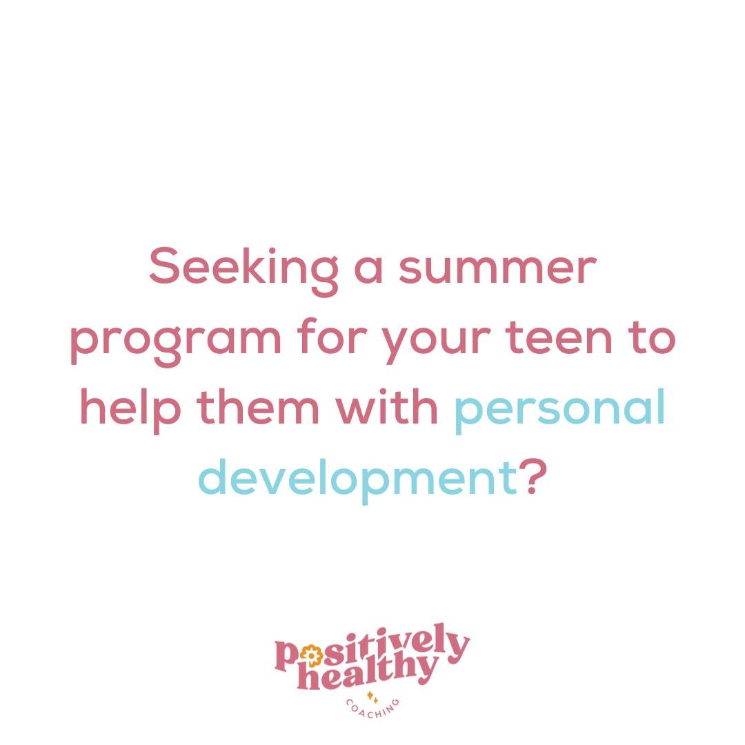 🌟 Exciting News from Positively Healthy Coaching! 🌟

🎉 Introducing Our Tween &amp; Teen Confidence Programs! 🎉

✅Does your teen or tween struggle with confidence?
✅Making friends?
✅Feeling noticed or included?

Look no further! Positively Healthy