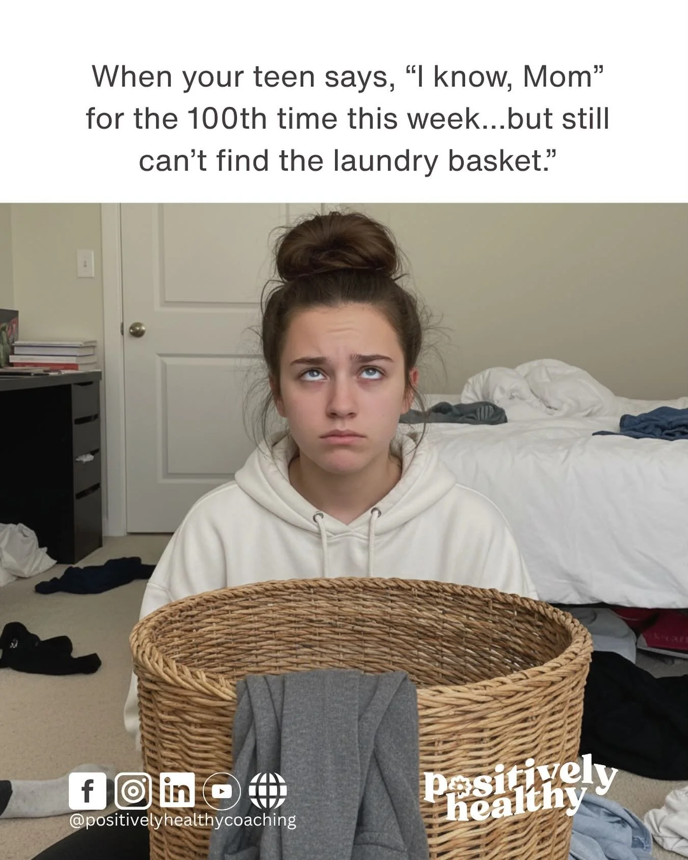 Parenting teens means living in the balance of &ldquo;I know it all&rdquo; and &ldquo;Where are my socks?&rdquo; 🤦&zwj;♀️. 

The eye rolls, the sighs, the &ldquo;I&rsquo;ve got this&rdquo; attitude &mdash; it&rsquo;s all part of the journey.
Humor h