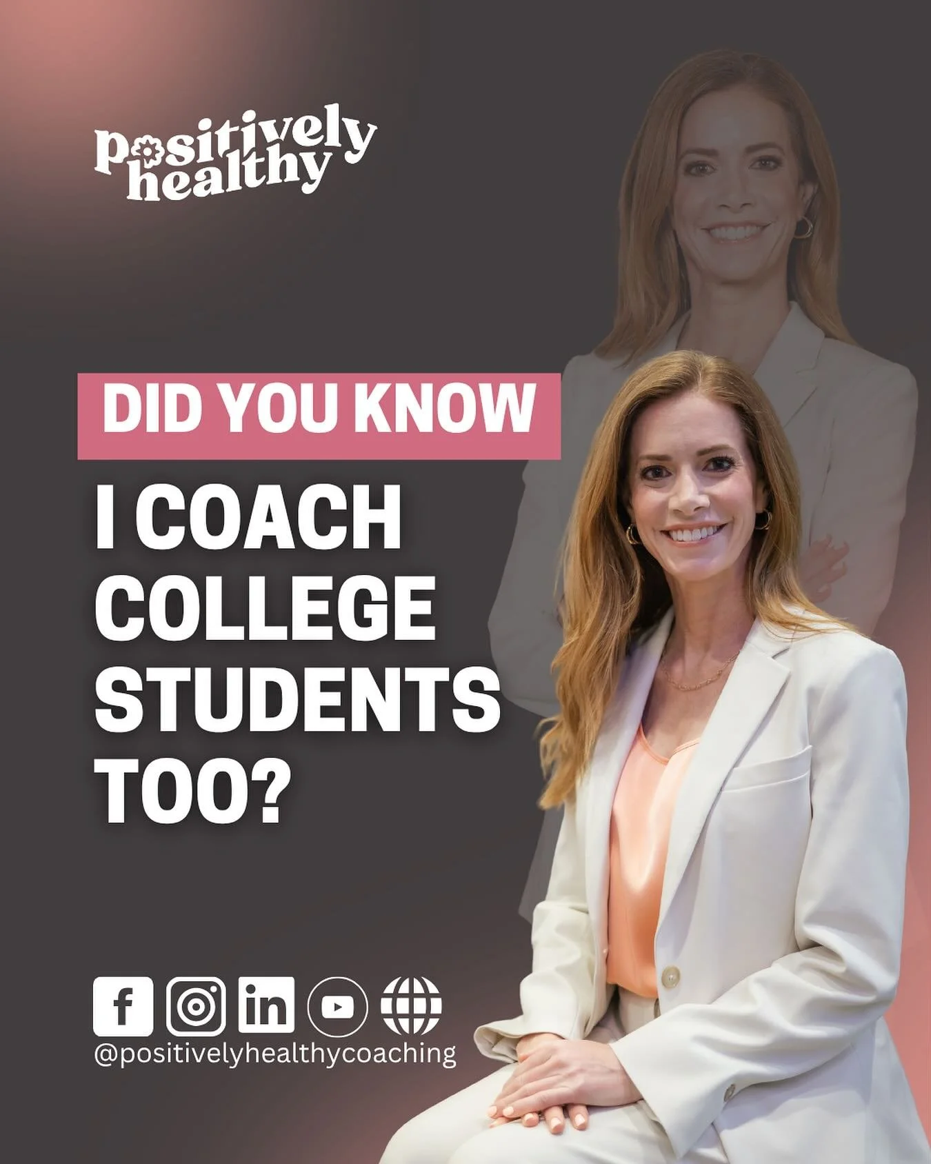 Did you know I coach college students too? 💁&zwj;♀️

Most people think my work is just with parents and teens, but I actually spend a lot of time helping young adults who are trying to figure out life on their own for the first time.

College is thi