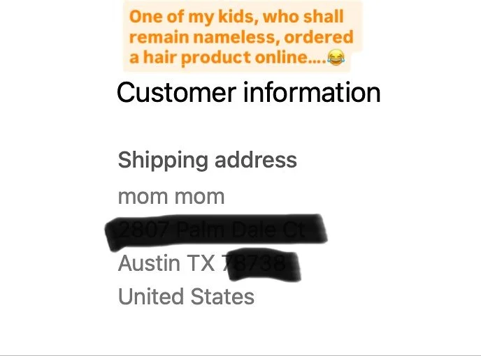 And now the delivery person might start calling me mom. 😂Sure hope it arrives!