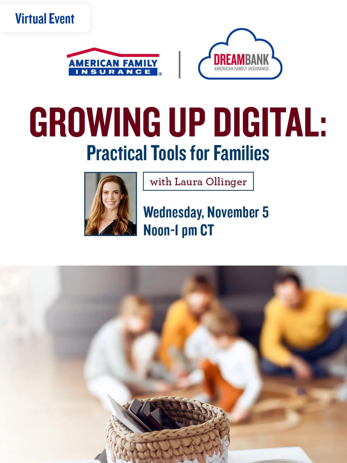 Want to help your kids navigate the digital world safely and intentionally?

I'm excited to share that I'll be speaking at Growing Up Digital: Practical Tools for Families, a free event designed for parents and caregivers.

We'll be diving into effec