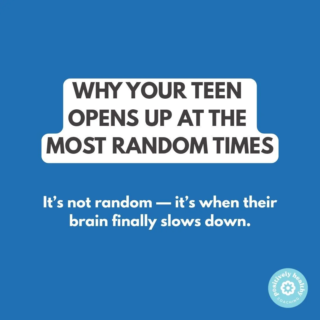Ever notice your teen opens up in the car&hellip;
late at night&hellip;or when you&rsquo;re doing something completely unrelated?
It&rsquo;s not random.
All day, their brain is busy coping, performing, and getting through it. There&rsquo;s very littl