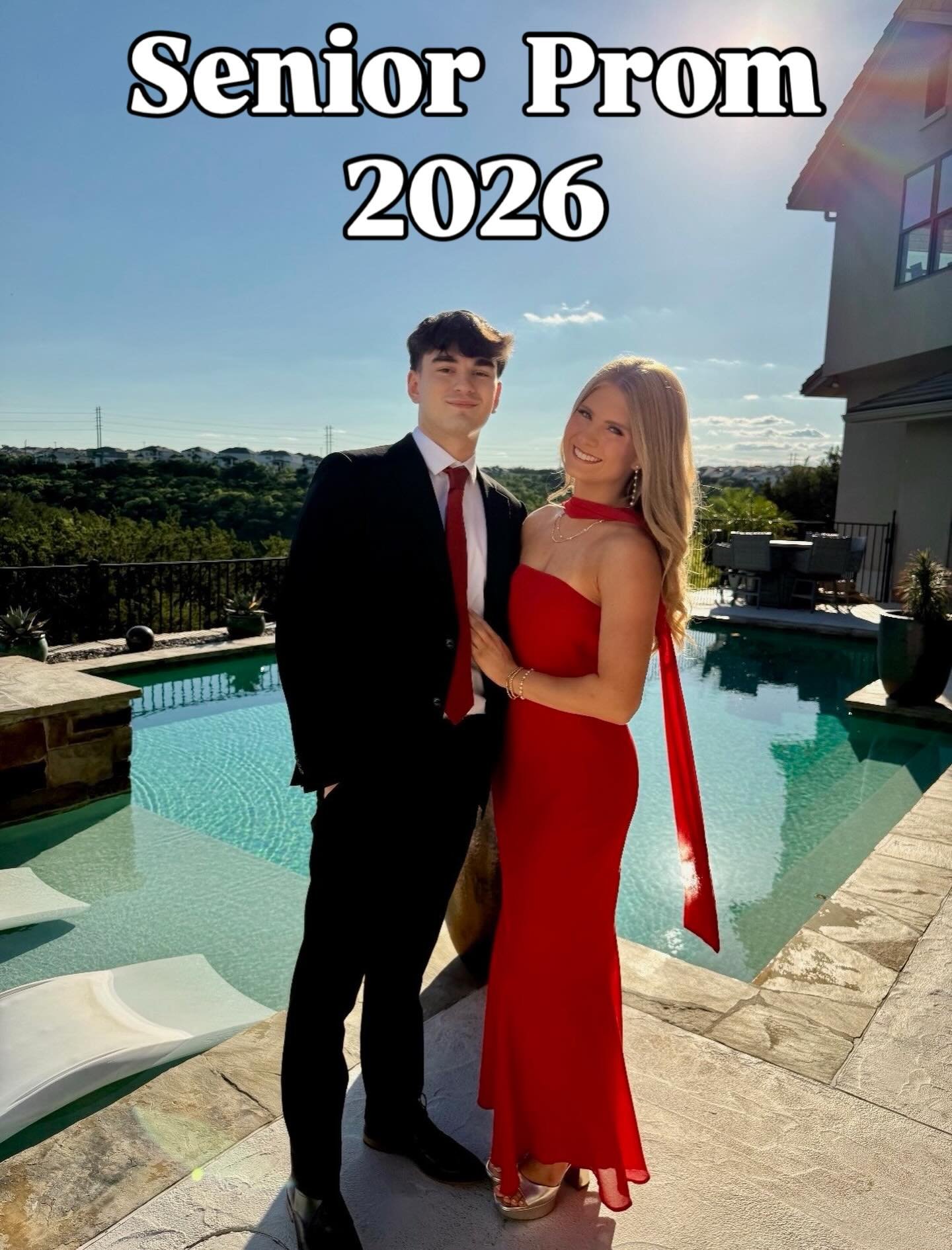 Senior Sunday&hellip;little late on prom pics. T-15 days! ❤️🖤❤️🖤