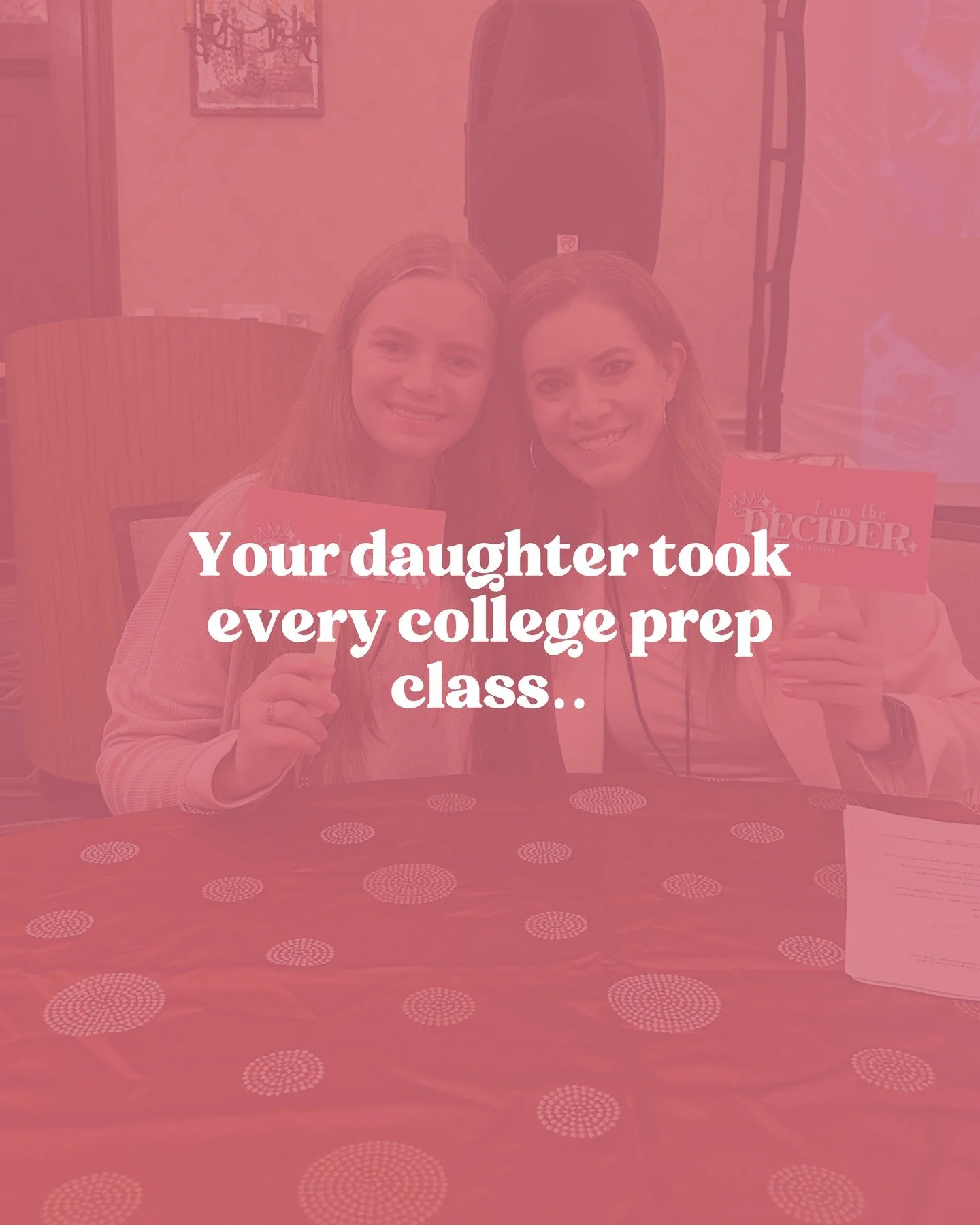 Right now, you're the emotional 911.

Your daughter calls you when something goes wrong.

But what happens when she goes off to college? What happens when you're not there to help her regulate?

That's exactly why I created PHU, a virtual workshop th