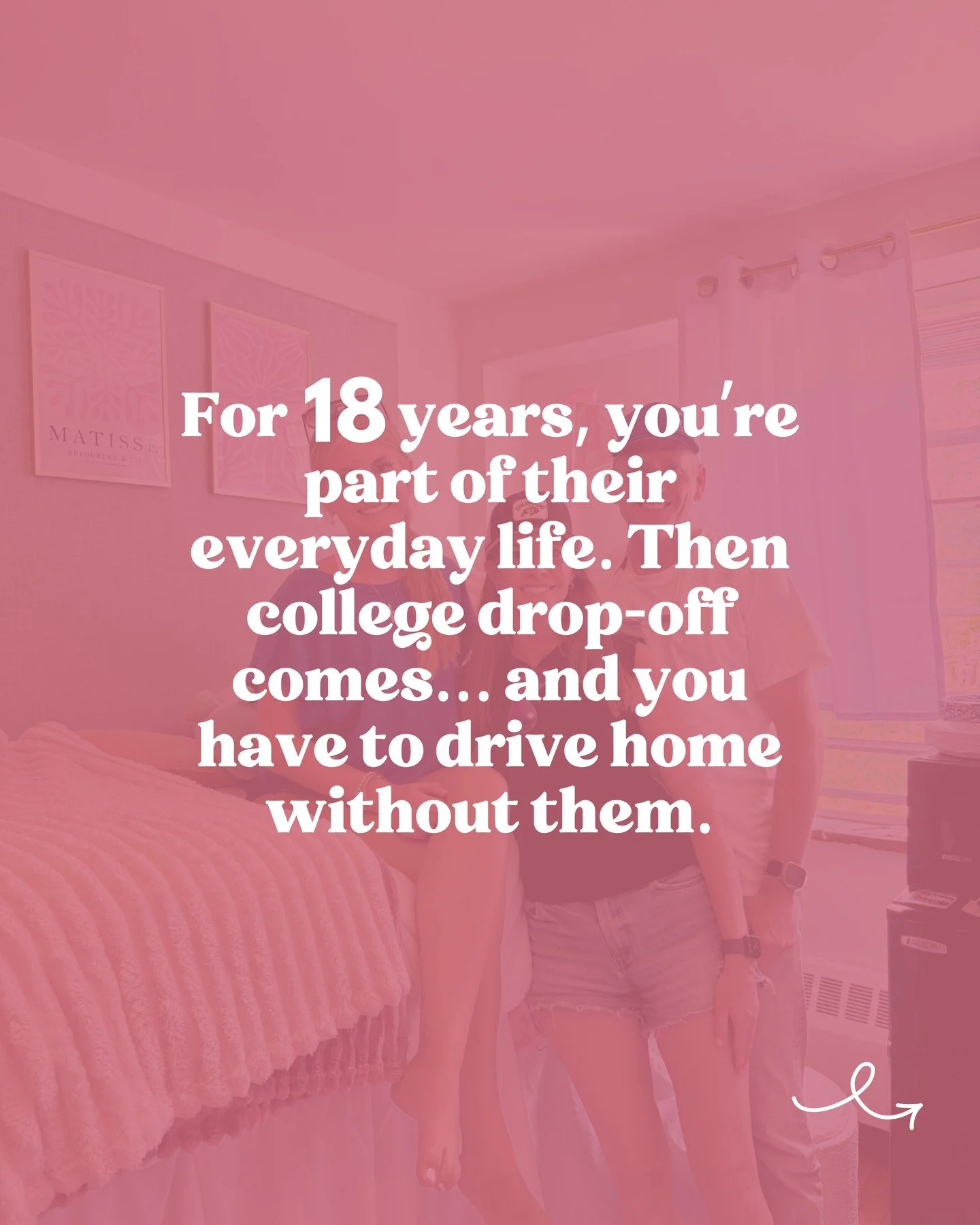 College moms! What has been the biggest adjustment for you? Tell me in the comments below! 👇🏼

___

College drop-off changes your day-to-day relationship with your child almost overnight.

For so long, you know the little things. What kind of mood 