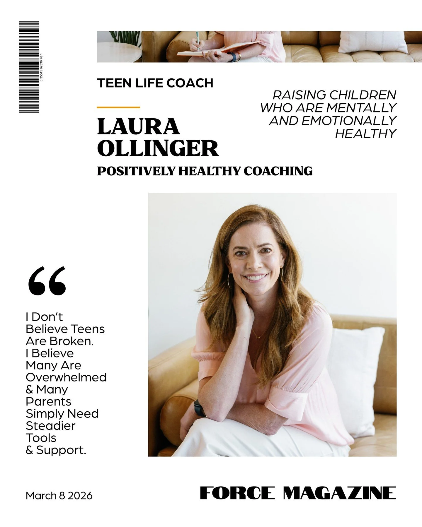 I&rsquo;m so excited to share that I was featured in Force Magazine! 💛

This article is a personal one for me.

Part of why I care so much about this work comes from my own teenage years. I remember looking like I had it all together while strugglin