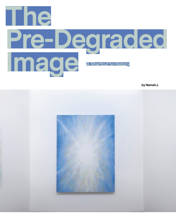 The Pre-Degraded Image