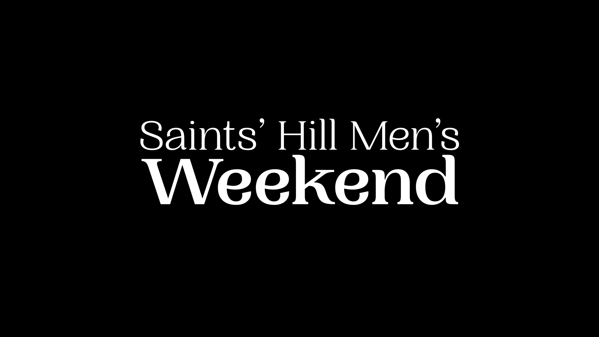 Men's Weekend
