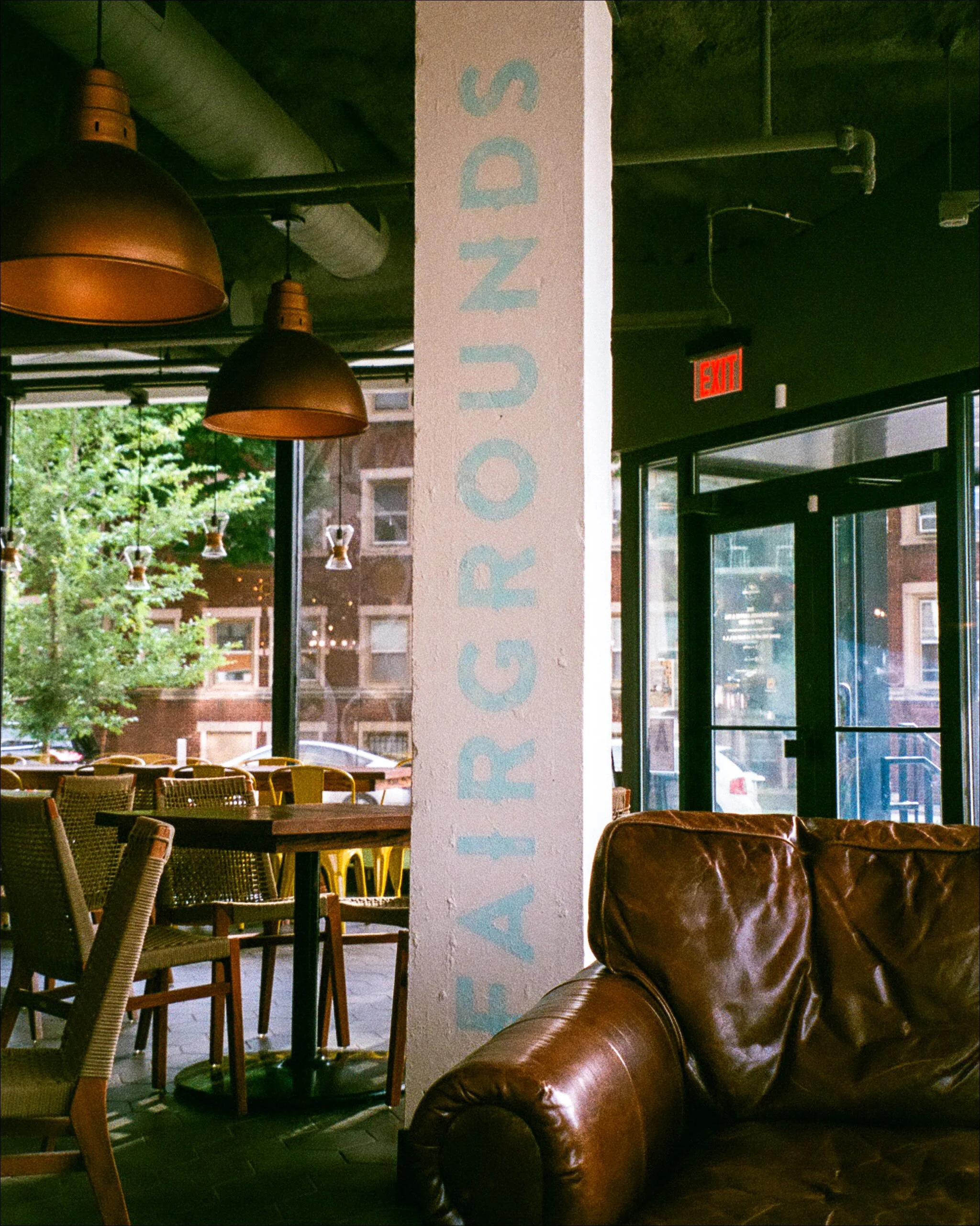 Living in the city comes with a great deal of perks - close proximity to coffee shops being one of them. Fairgrounds quickly became one of my favorite places to enjoy a tall glass of caffeine and it has more to do with the aesthetic than it does with