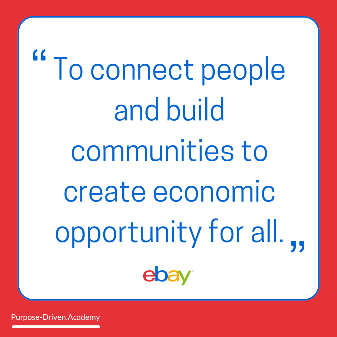 eBay Purpose Statement