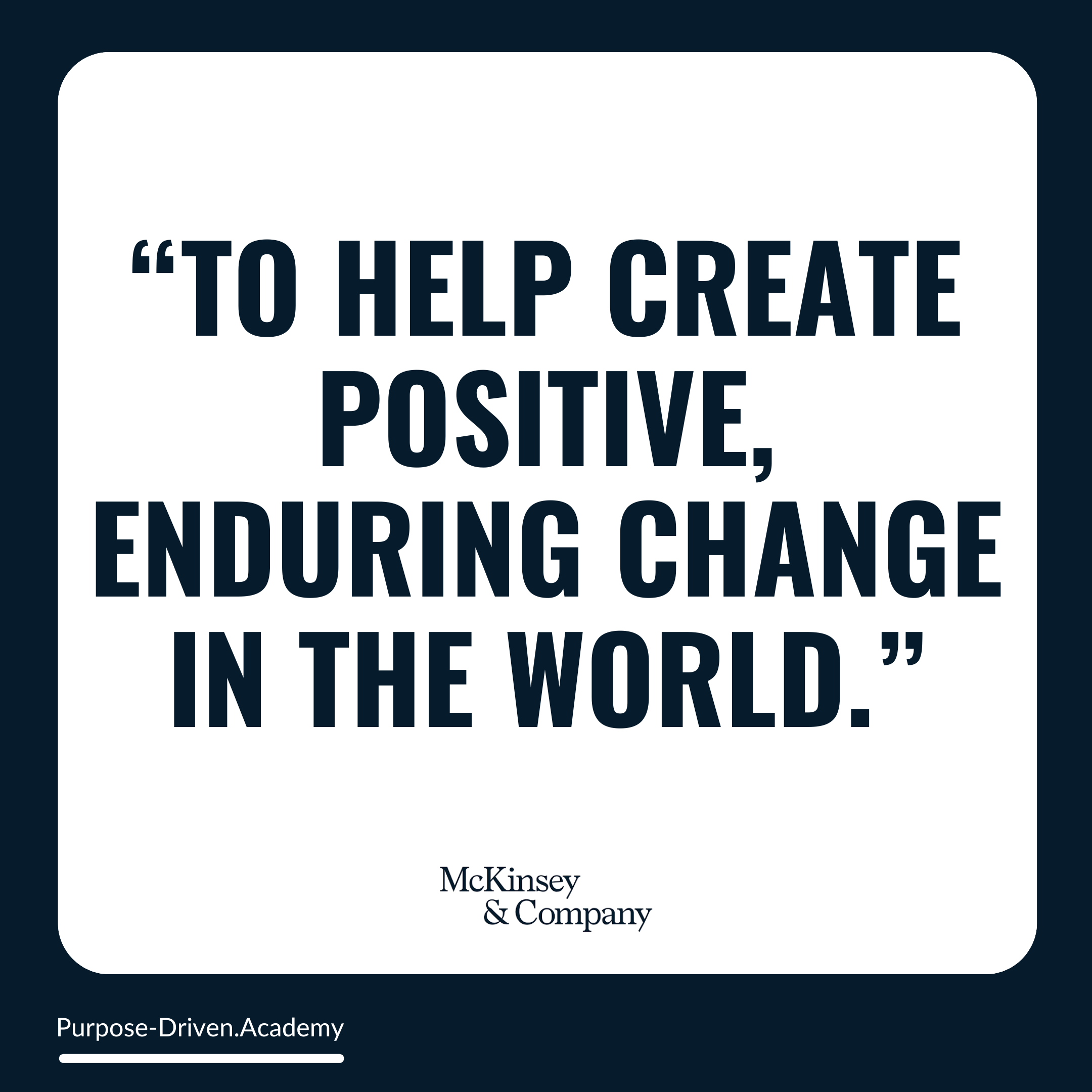 #17 – McKinsey: Enduring Change