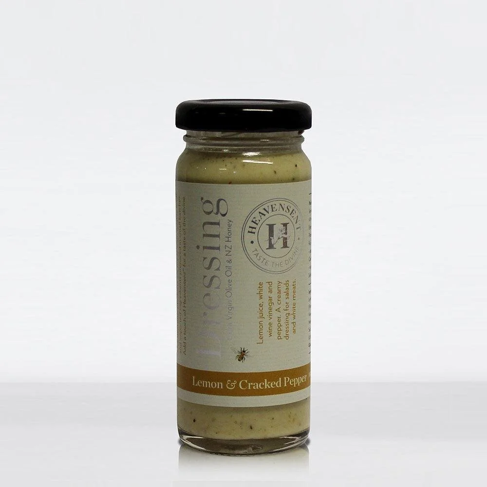 Heavensent Lemon & Cracked Black Pepper Dressing 100ml — California