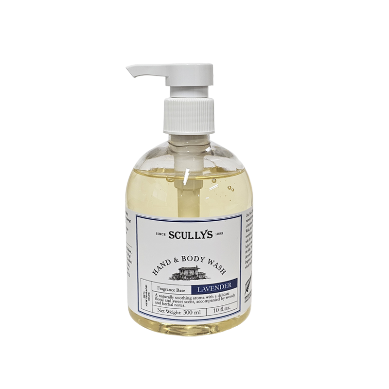 Scullys Lavender Hand & Body Wash 300ml