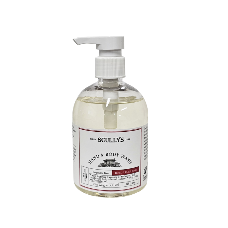 Scullys Rose Hand & Body Wash 300ml