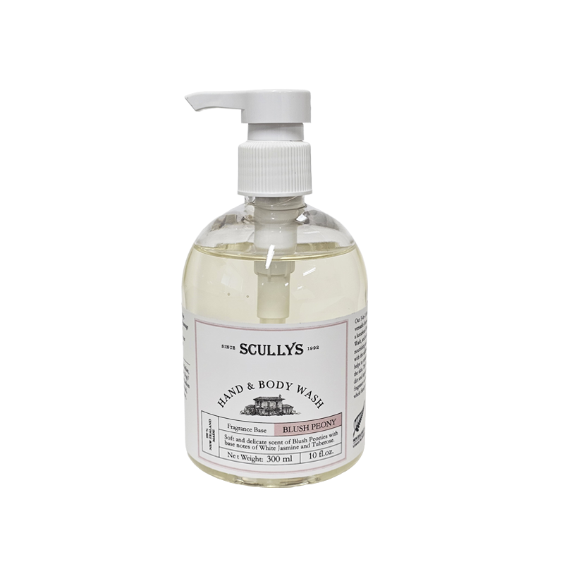 Scullys Blush Peony Hand & Body Wash 300ml