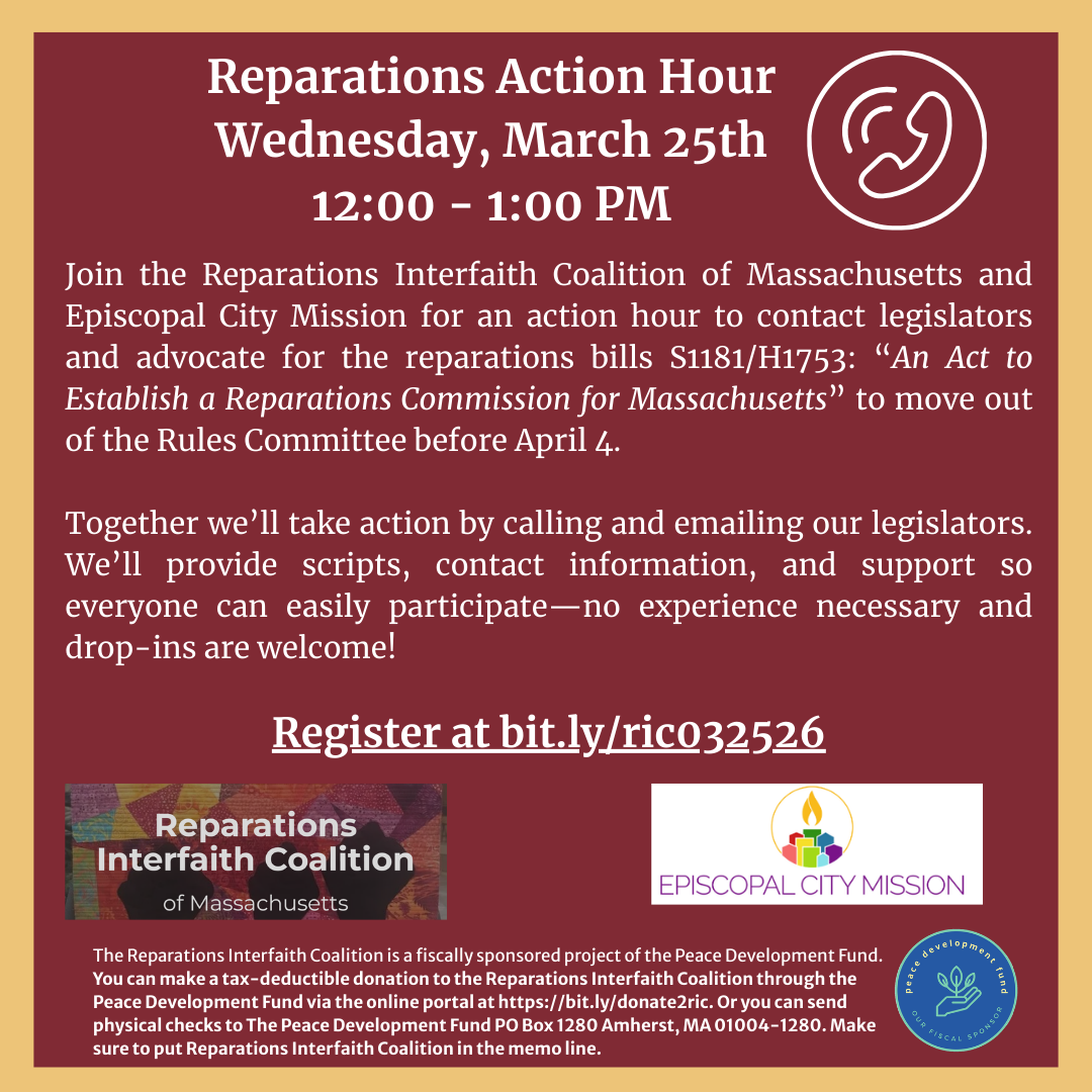 Reparations Action Hour 