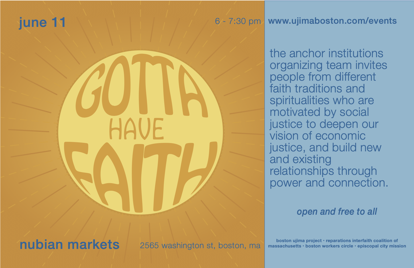 Gotta Have Faith - Ujima Faith Network Gathering