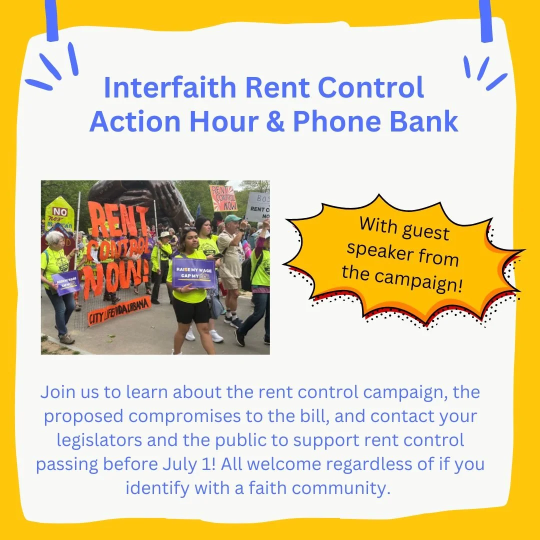 Rent Control Action Hour & Phone Banking