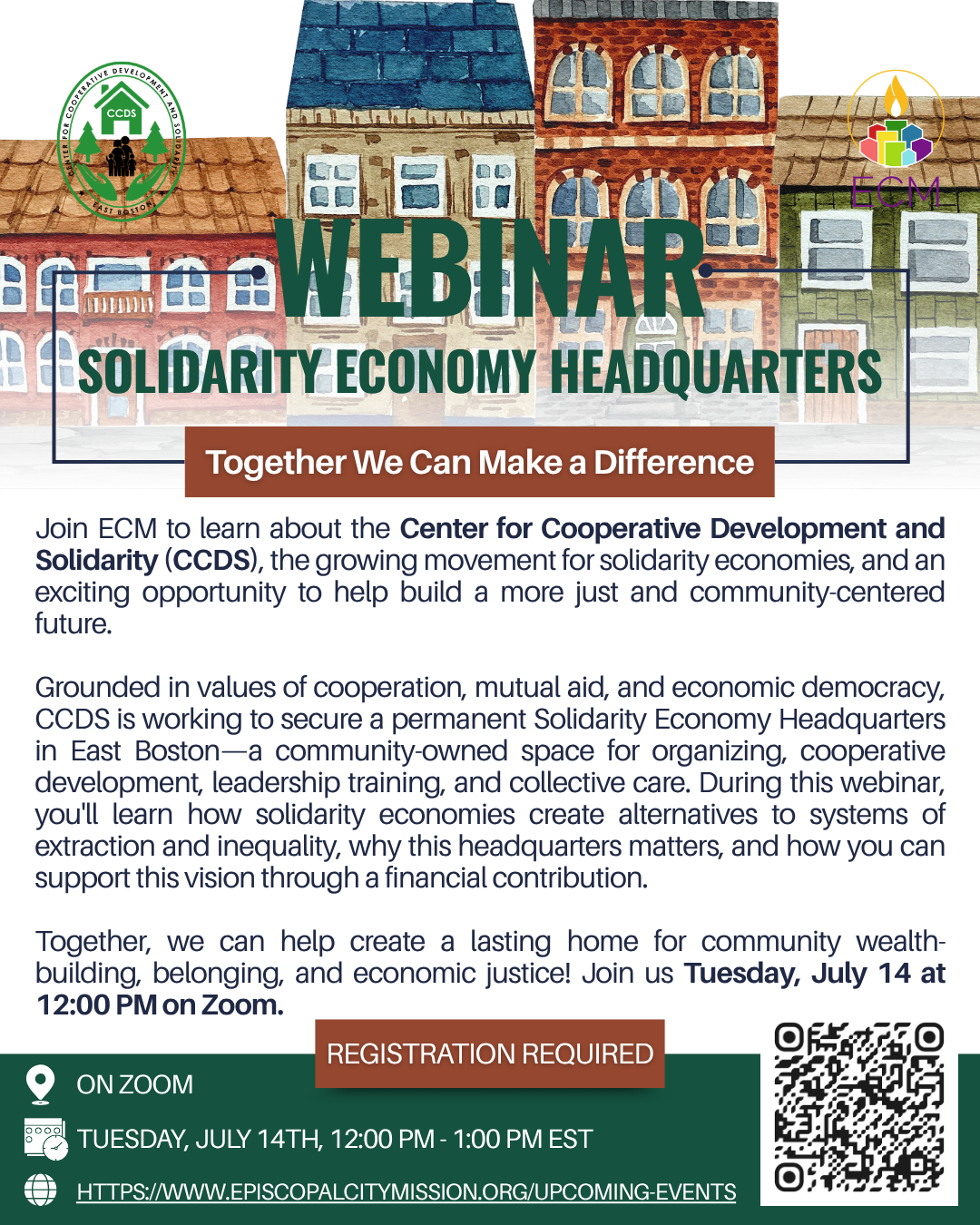 CCDS & ECM Solidary Economy HQ Webinar