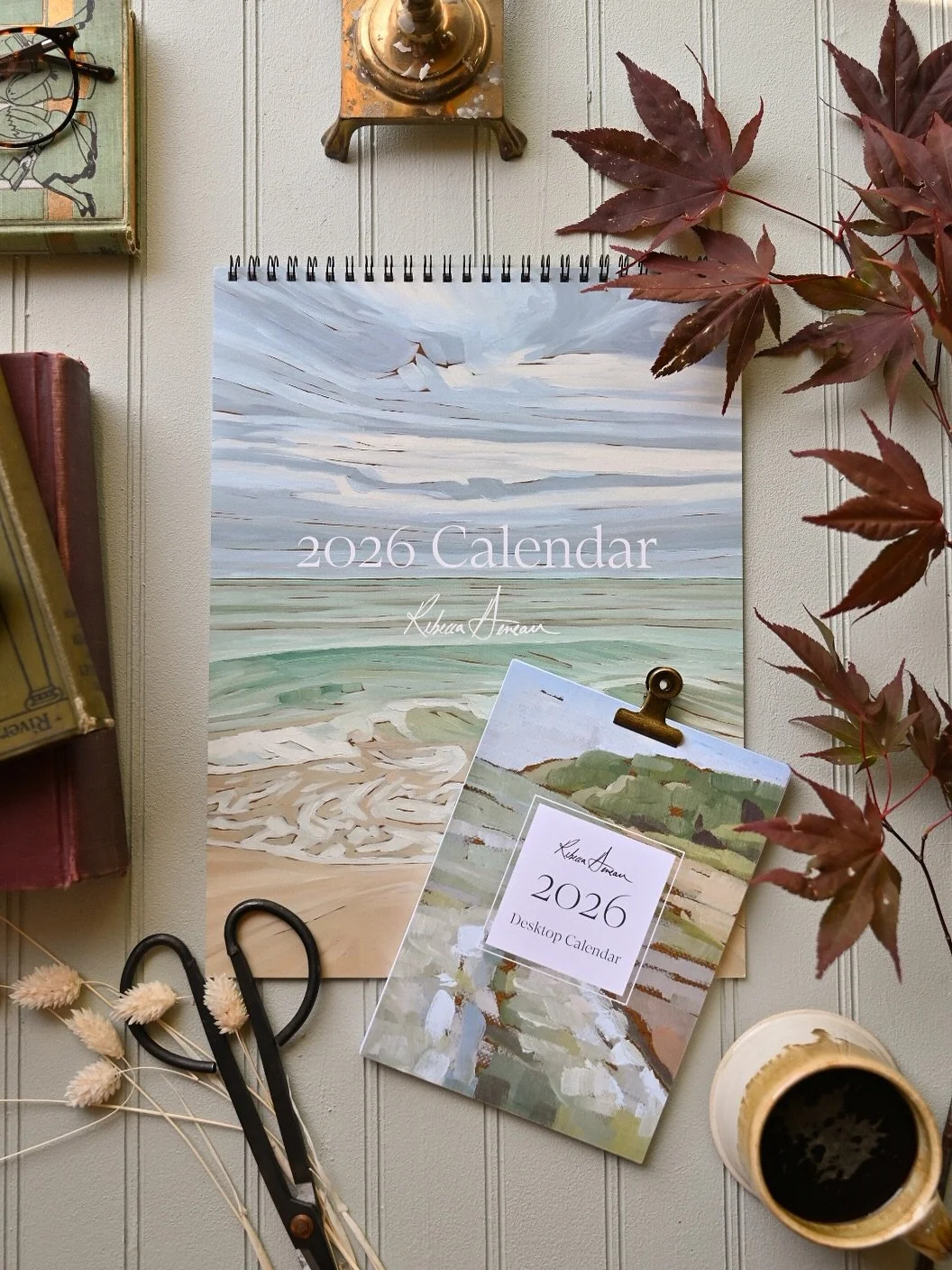 It&rsquo;s the final day to pre-order the 2026 calendars! 🕊️
I only do one print run each year, and this year&rsquo;s designs are extra special &mdash; a celebration of light, color, and the places that feel like home. 🌿
Pre-orders close at midnigh