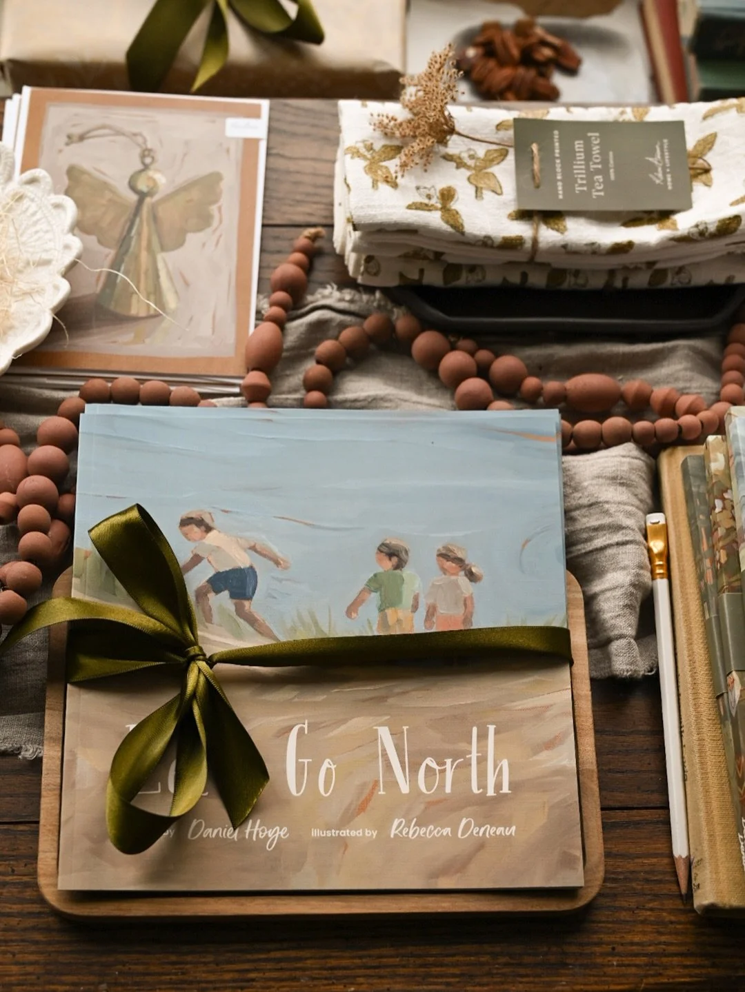 ✨ Looking for a meaningful Christmas gift that inspires wonder? ✨
Let&rsquo;s Go North is a gentle, rhyming poem created by my brother and me &mdash; written by Daniel Hoye and illustrated with my oil paintings.
Set in the late-summer beauty of the n