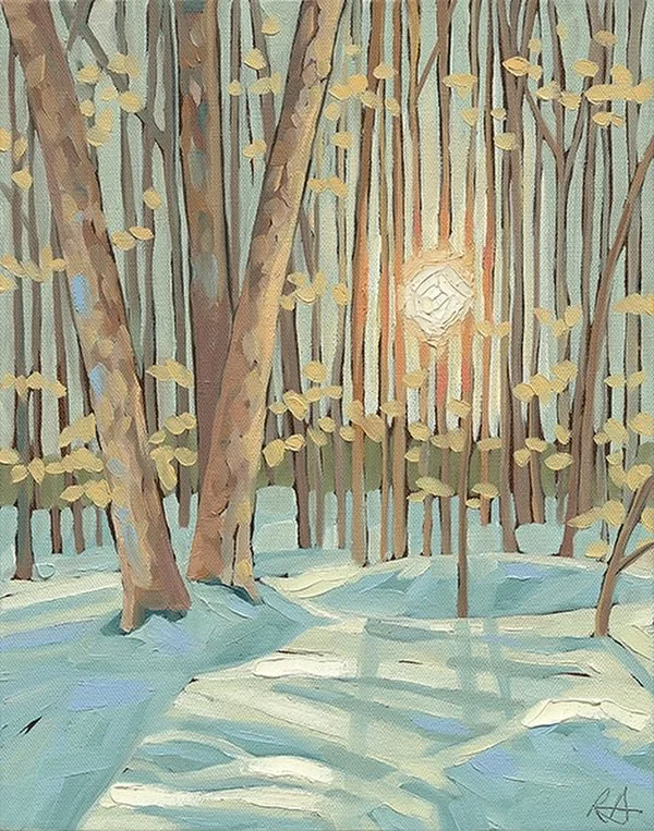 Happy Friday! ✨
I hope your weekend is filled with light and rest.
Daybreak &mdash; available as a print in the shop.