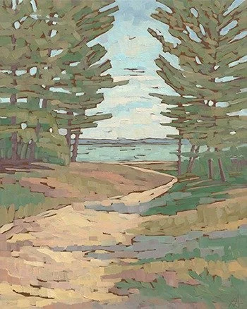 That feeling when you catch a glimpse of the lake from the path and hear the waves in the distance. 🌊
&ldquo;Your Way&rsquo;s Better,&rdquo; a print from my Shoreline Collection, available in the shop.