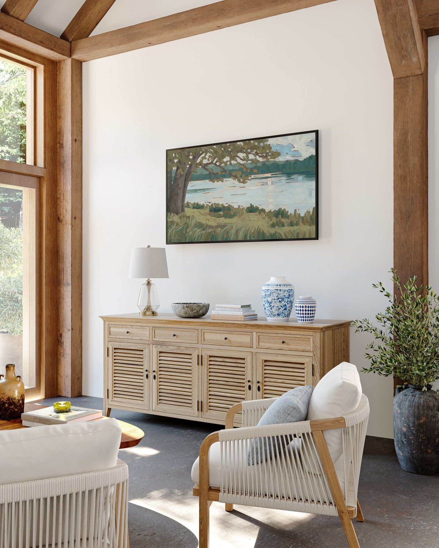 Your Frame TV can be a little window to Northern Michigan. 🤍

I have two Frame TV art bundles available as instant downloads:

🌊 Lake Bundle &mdash; five favorite lake paintings (Lake Michigan + inland lake vibes)

☀️ Morning Light Bundle &mdash; f