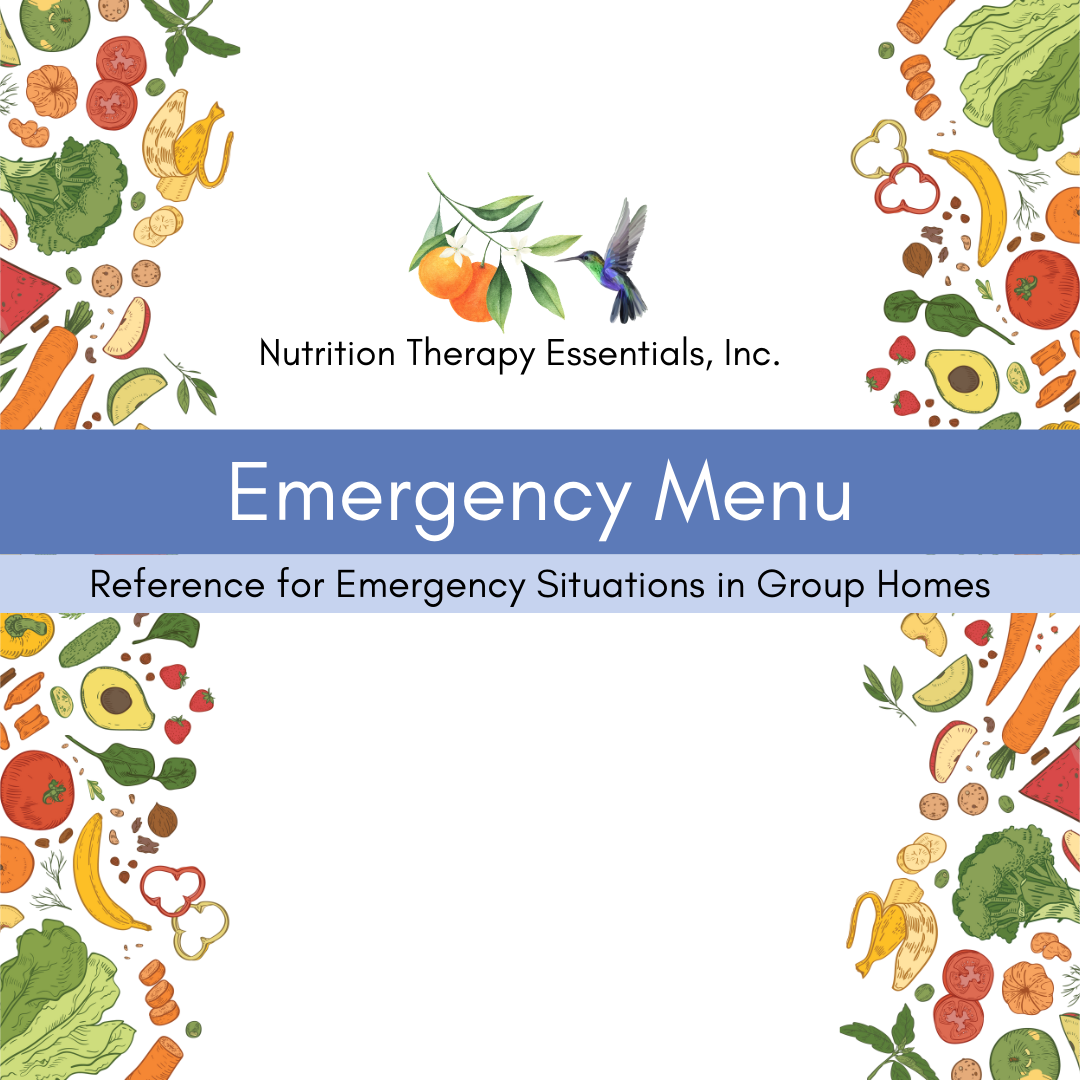 Menus — Nutrition Therapy Essentials