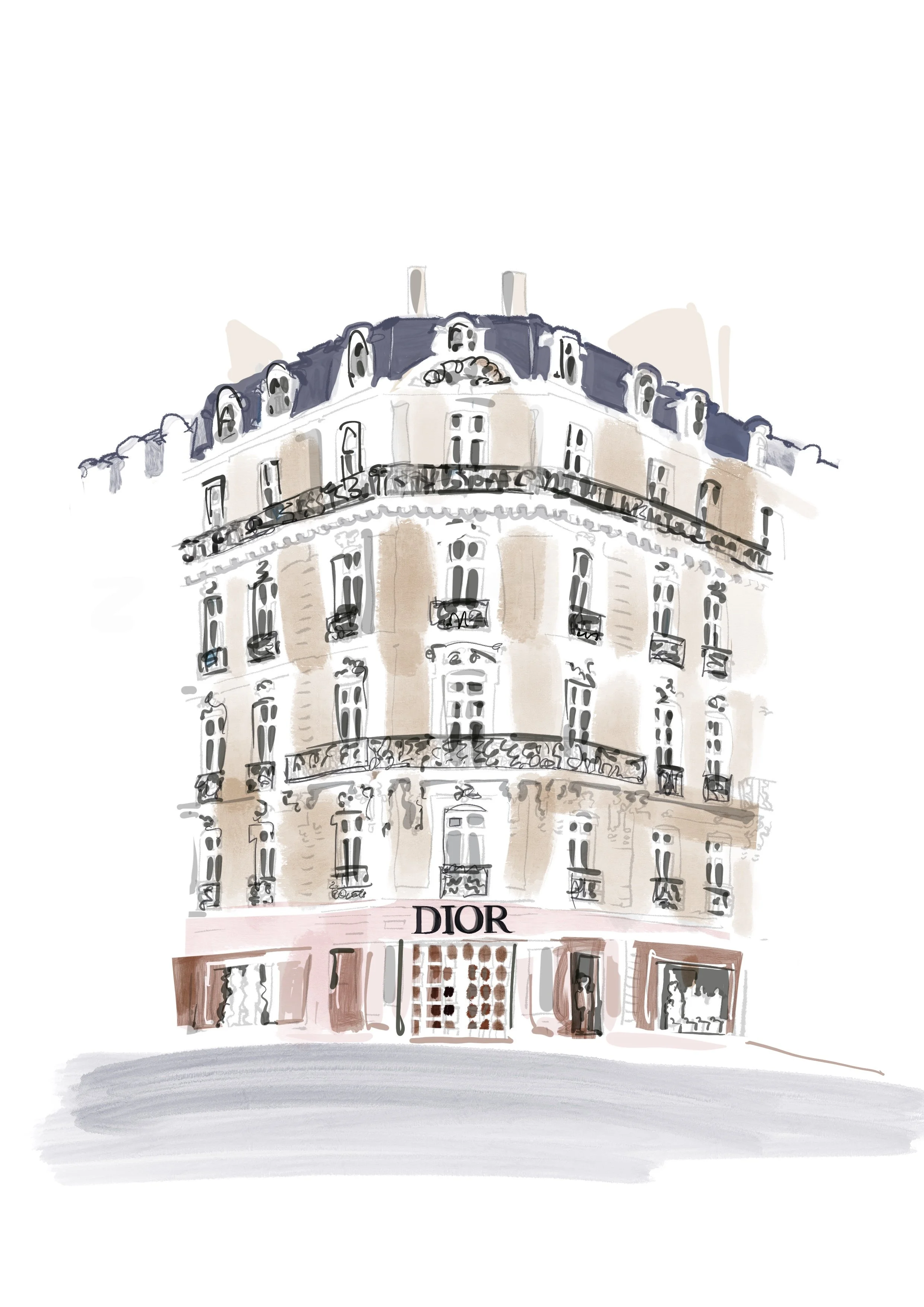 Architecture Illustrators - building illustrations - illustrated buildings - landmark illustrations - shop front illustrations - street scene illustrations - illustrated elevations - city scapes