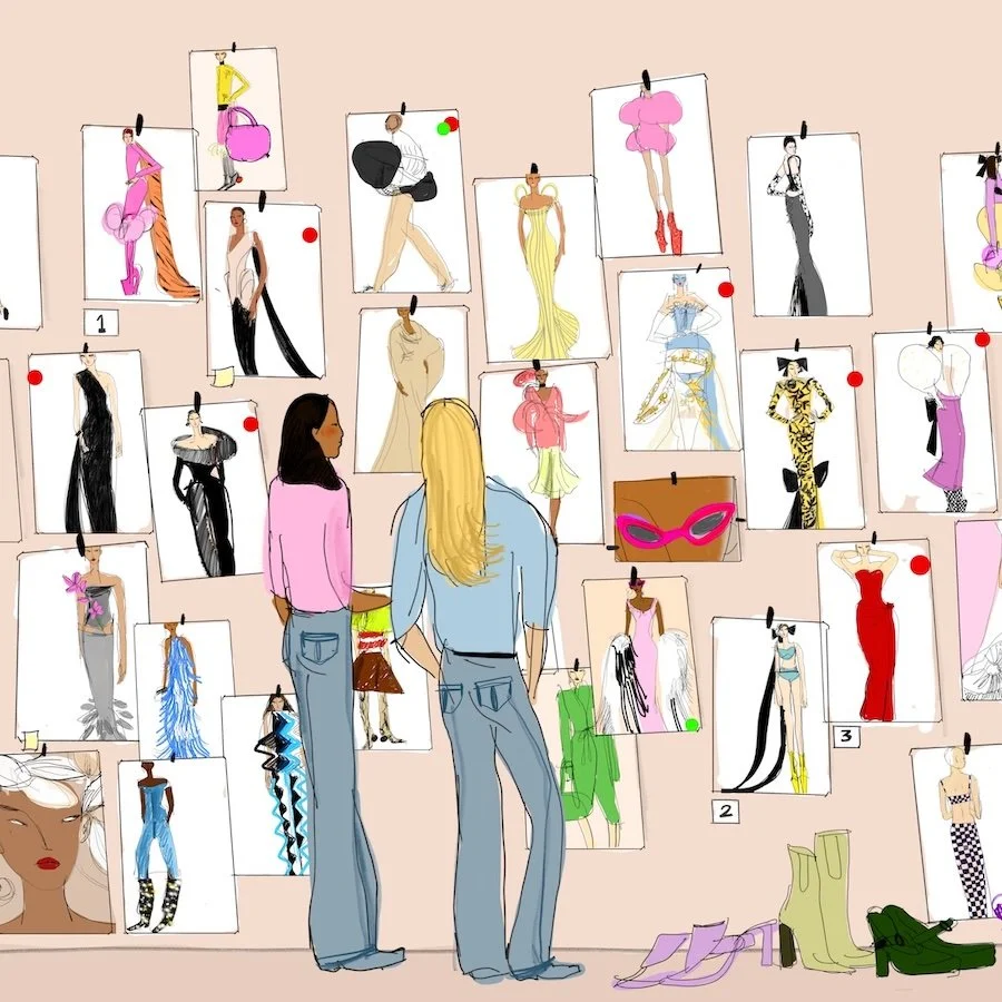 Specialists in Fashion Illustration - Fashion Editorial - fashion trends - look book illustrations - fashion Live event illustrations - womenswear illustrations - menswear illustrations - fashion artists
