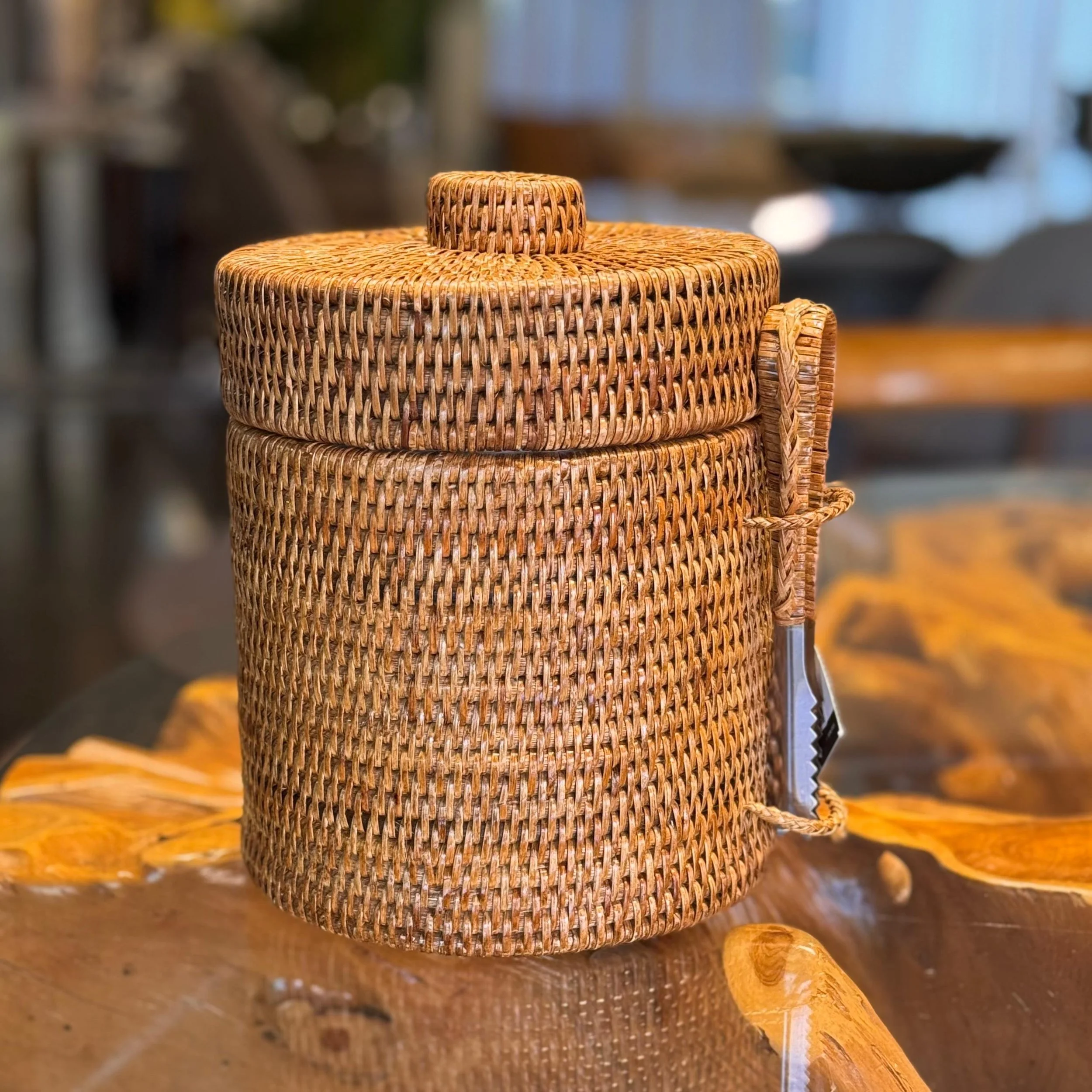 Balde de Gelo Em Rattan | R$ 1.149,00