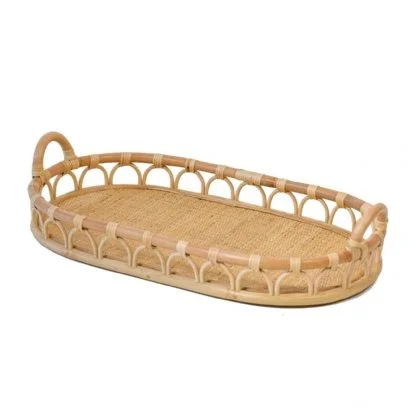 Bandeja de Rattan Menara | R$ 3.540,00