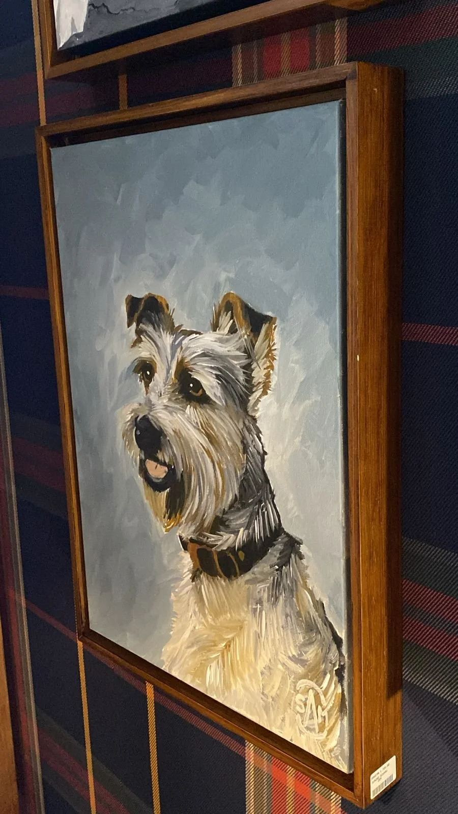 QUADRO SCHNAUZER  | R$ 1.725,00	