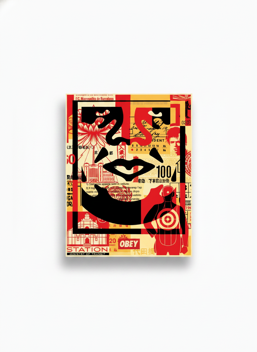 Shepard Fairey (OBEY) - Icon Collage (Bottom)