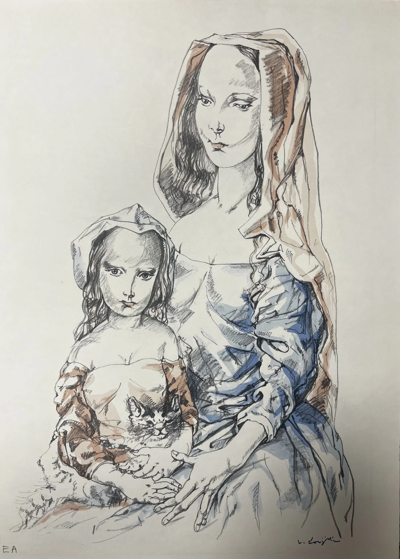 Léonard Tsuguharu Foujita - Mother and Child