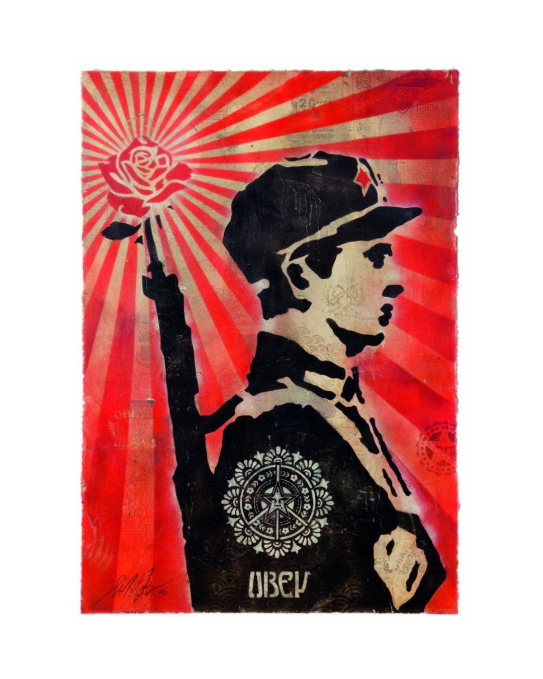 Shepard Fairey (OBEY) - Rose Soldier