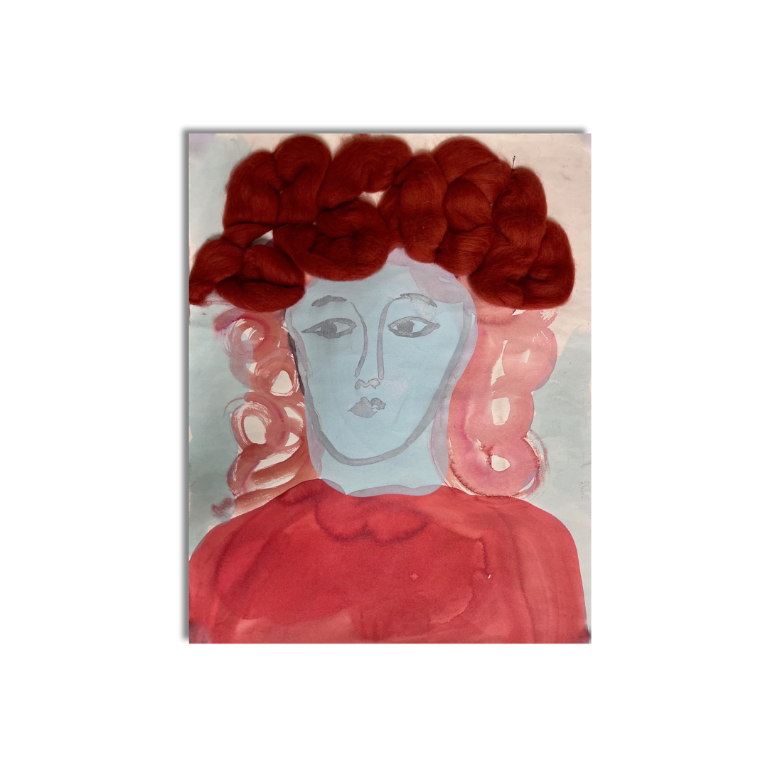 Femme et cheveux roux - Atsoupé