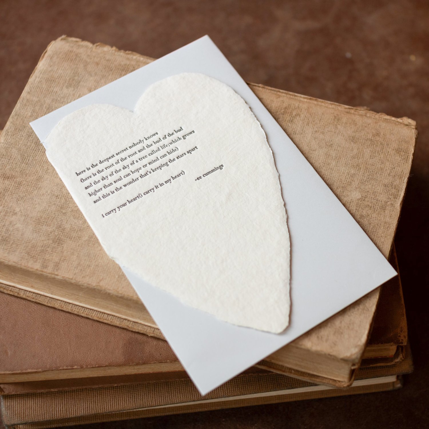 Deckled Edge Quote Cards and Envelopes, Letterpress, Handmade, Made in USA  – The Kinship Collection