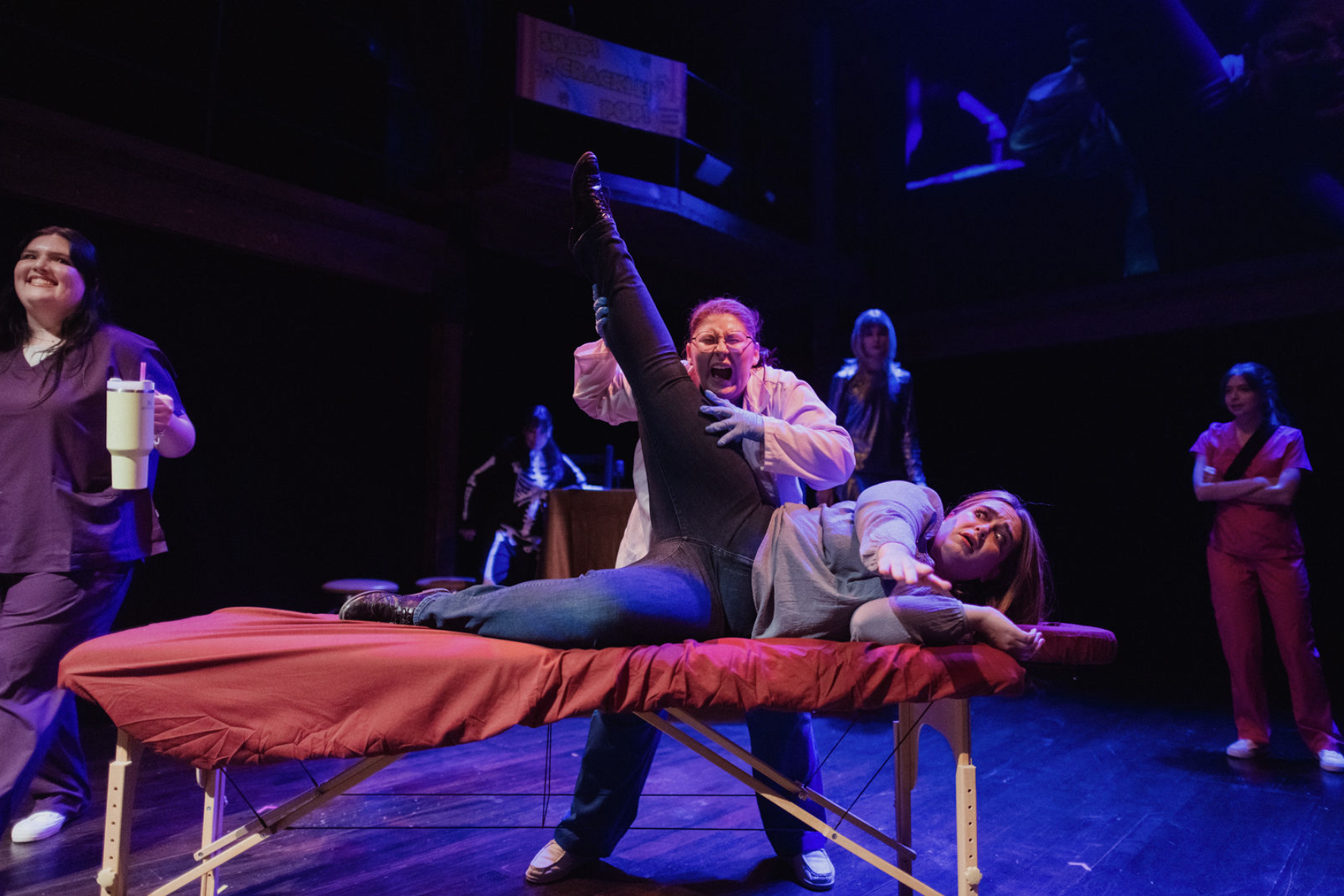 Production still from Snap Crackle Pop! -- Sarah Lawrence College MFA Theatre