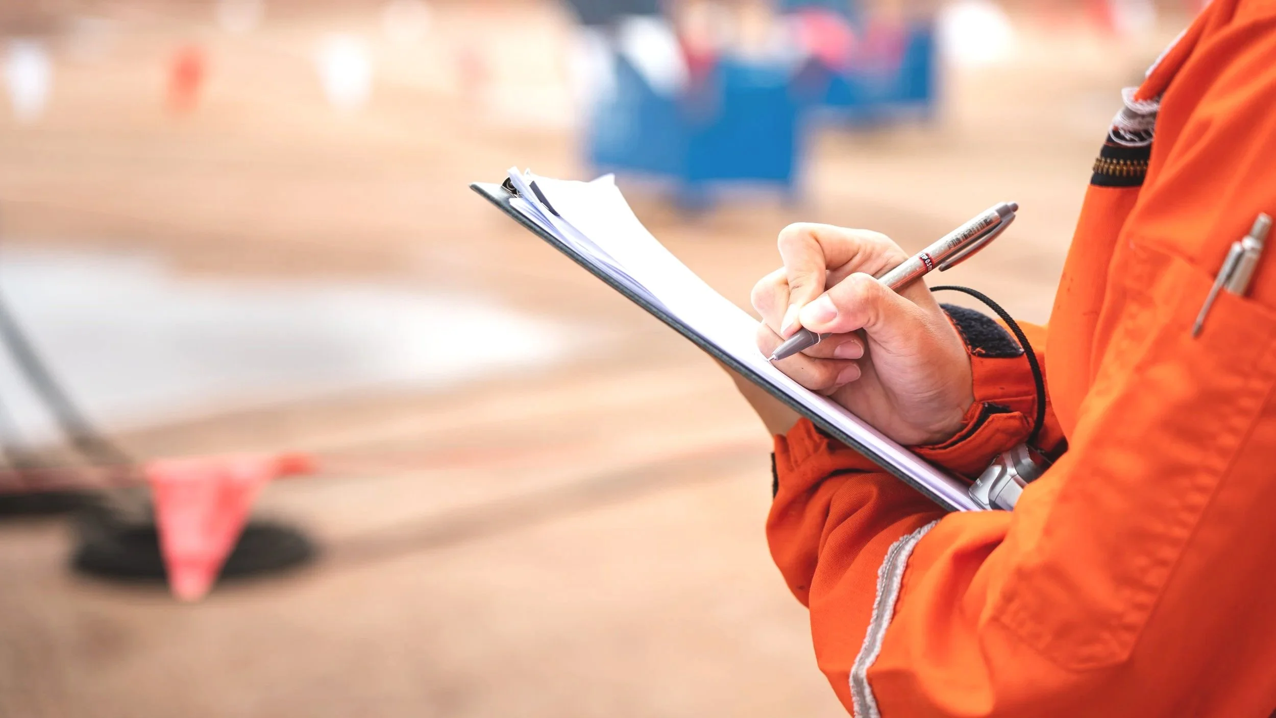 Field review and site inspection documentation in industrial operations.