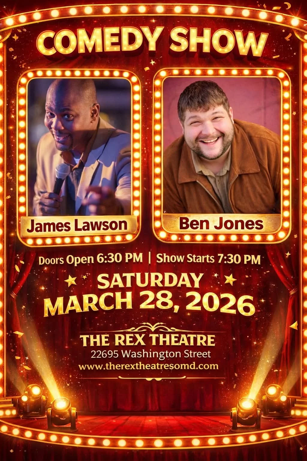 Comedy Show at The Rex Theatre