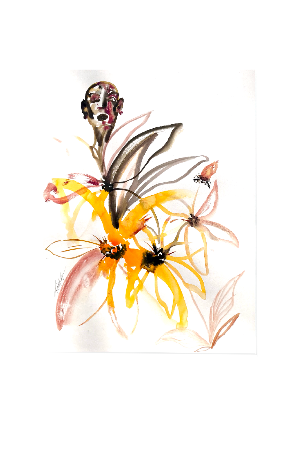 Jasmine Flower Original Painting