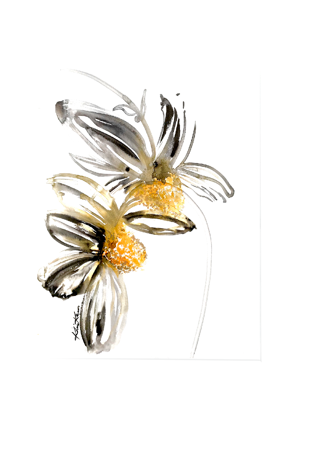 Chamomile Flower Original Painting