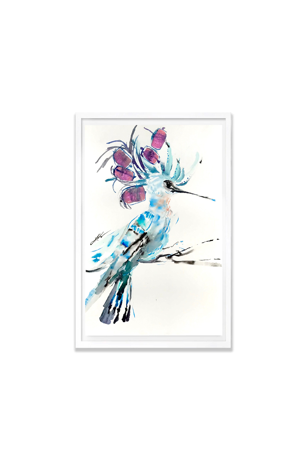 Watching Original Painting