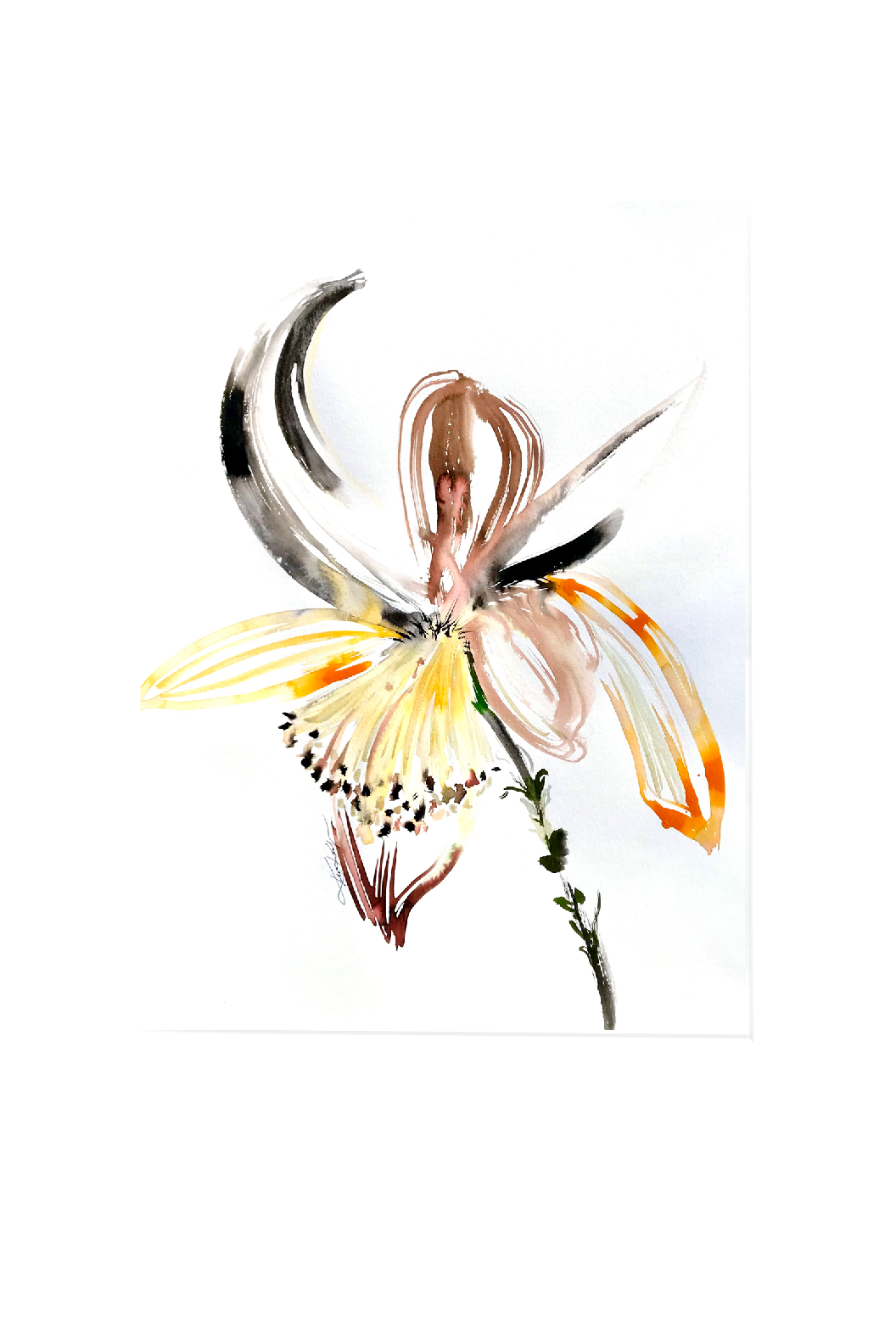 Vanilla Flower Original Painting