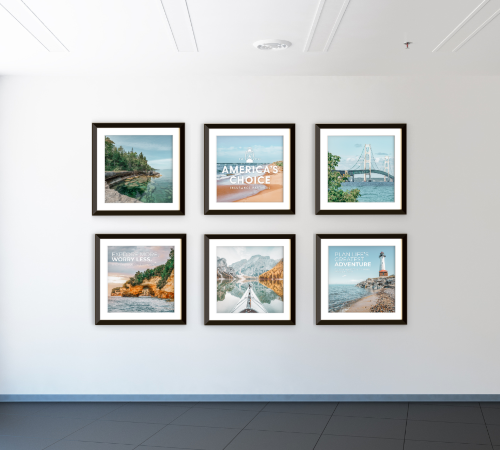 Example of Artwork displayed at Michigan General RV dealerships